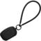 kwmobile Case Compatible with Sony WF-1000XM5 - Silicone Headphones Cover with Hand Strap - Black