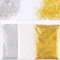 DAWRIS Glitter Powder, 60g (3 Packs, 20g Each, Gold, Silver, White), Fine, Crafting, Nail Art, Face, Card Making, Resin, Cosmetic