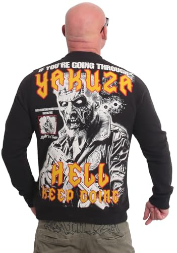 Yakuza Herren Hell Pullover Sweatshirt