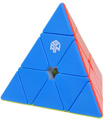 Bukefuno GAN Pyraminx M Magnetischer 3x3 Zauberwürfel Speed 3x3x3 60 Magneten Stickerlos Würfel Pyramide Verbessert