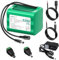 Palogreen 12.6V 5200mAh DC Batteria agli ioni di litio ricaricabile per 12V Apparecchi，Batteria per strisce LED, lettori MP3, router, DVD portatili, droni, luci da pesca, videocamera, DIY