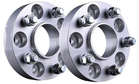 SHENHUO Spurverbreiterung 5x114,3 67,1 mm Spurverbreiterung für Hyundai Alcazar/Avante N/Azera/Creta/Grand/Elantra N/i20N/i30N/i30 für Limousine N(Silber,2pcs 15mm)