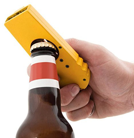 Flying Zappa Beer Drink Cap 10PCS Flaschenöffner Lustig Firing Cap Opener, Gadgets für Männer für Bar Party Trinken Spiel (10PCS Yellow, One Size)