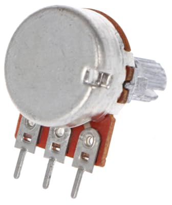 GOOHOCHY Gitarren Lautstärkepotentiometer B250k Split Shaft mit Kunststoff und Metall Ton und Lautstärkeregelung Kurzer Schaft mit Grober Rändelung für E-gitarren