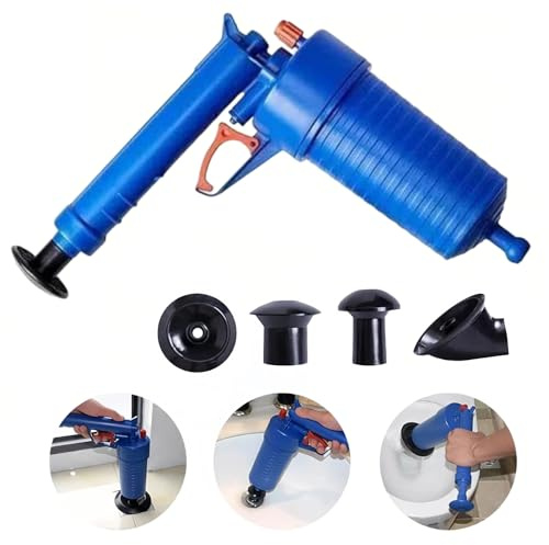 Air Pump toilet plunger unblocker heavy duty,High Pressure Toilet Plunger,toilet unblocker,plunger sink unblocker,Drain Cleaning Tool,Suitable for various blocked pipes in bathrooms, kitchens,etc