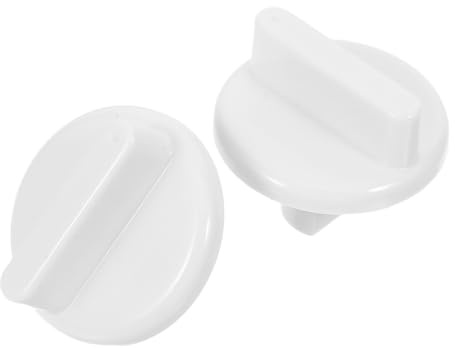 FONDOTIN Manopola Di Regolazione Temperatura Frigorifero e Congelatore 27mm Interruttore Termostato Quadrante Ricambio 2 Pezzi Per Controllo Preciso e Conservazione Alimenti