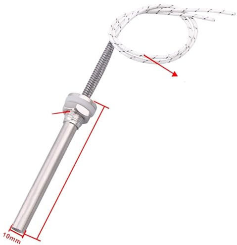 1 pièce de chauffe-eau électrique tubulaire 12 V M14, résistance de chauffage 50 W/100 W, acier inoxydable 304(12v 50w)