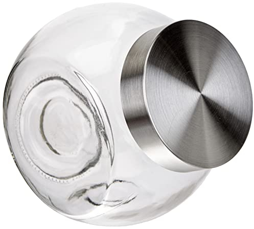 Equinox 503065 Bonbonnière, Verre, Blanc, 1,5 l, 12x16x17 cm