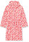 Playshoes Unisex Kinder Fleece-Bademantel Morgenmantel, Erdbeeren, 122/128