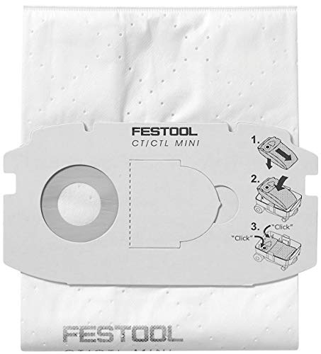 Festool SC-FIS-CT MINI/5 Filtersack 5 Stück (498410) für CTL MINI (bis Baujahr 2018)