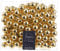 Christmas Decorations Kaemingk 12 Spiegelbeeren Weihnachtskugeln Glas 2cm Gold