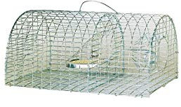 LUCIFER Nasse a Souris Grillage soudé Forme Tunnel 23x14x10cm