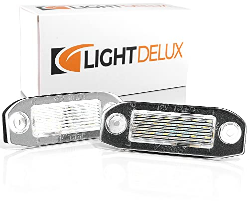 LIGHTDELUX LED Kennzeichenbeleuchtung Nummernschildbeleuchtung Kennzeichen mit Zulassung Canbus Plug&Play V-032501
