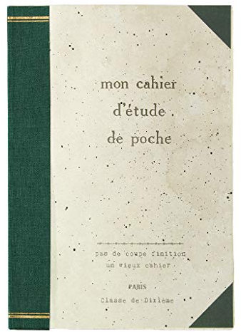Time Concept Rough Notizbuch, Vintage-Stil, recycelte Papierseiten B6 Study Notebook