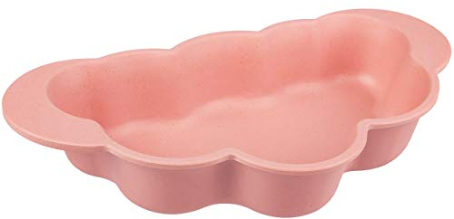 alles-meine.de GmbH Geschirr Farbwahl 4 Stück kleine Schalen/Teller - Wolke - rosa - Kinder & Erwachsene - 240 ml / 0,24 Liter - Schüssel Breischale Breischüssel Eisschal..
