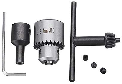 Bohrfutter-Adapter 0,3–4 mm Kegelbohrfutter mit 5 mm Schaftverbindungsstange für 775 Motor