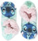 Disney Damen Lilo & Stitch Teddy Fur Slipper Hausschuh-Socken, Blau Aqua