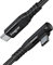Fasgear USB C auf USB C Kabel, 1, m 60 W Typ C auf Typ C rechtwinklig 90 Grad, PD-Schnellladekabel, kompatibel mit Galaxy S22 S21 S20 Mac-Book i-Pad Pro i-Pad Air (1.8m, Schwarz)