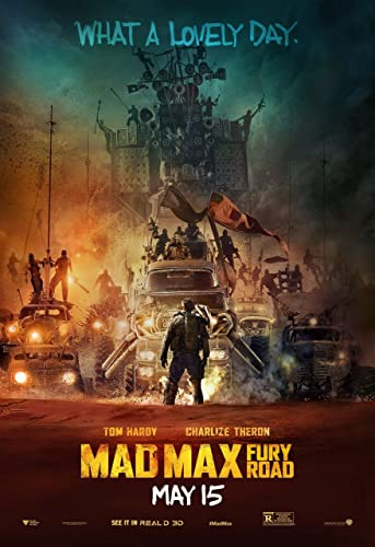 Mad Max Fury Road 1 Poster A3 - Filmkunstposter in verschiedenen Größen für Wohn- oder Schlafzimmerideen. Randlose Kultfilmbilder, klassische ikonische 70er, 80er, 90er Jahre, Vintage-Retro-Wanddekor