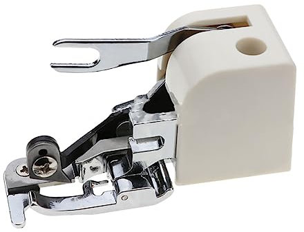 EXCEART Pied Zip Invisible Machine à Coudre pour La Maison Couture Pied De Biche Roulé S'enclencher Pied Presseur Pied De Courtepointe Pied Roulé Blanche Fermeture Éclair Coupeur