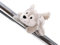 MagNICI Wolf Winny 12cm grau - Kuscheltier mit Magnet – Magnettier für Kühlschrank, Tafel, Metall & vieles mehr