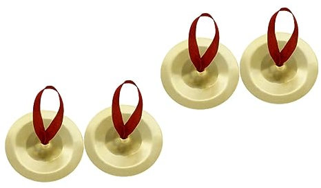 ifundom 2paare Mini Finger Zills Goldene Musikinstrumente Für Tänzer Einstellbare Tragbare Und Langlebige Fingerzimbeln Mit Klarem Für Partys Und Auftritte Kompakte Bauchtanz Percussion