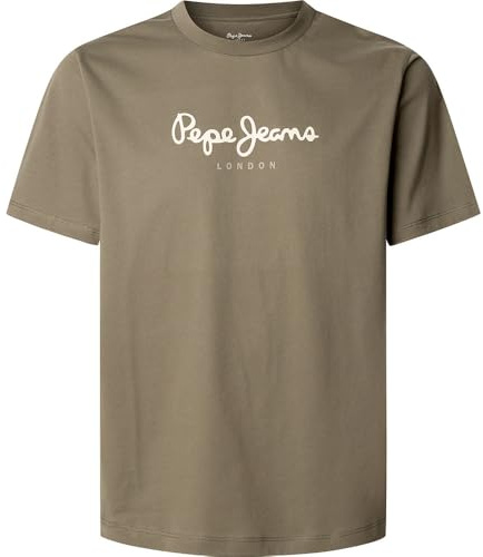Pepe Jeans Eggo N Camiseta, Verde (Verde Piedra), L Hombre