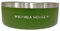 MYMBA House Stainless Steel Pet Bowl – Sturdy and Hygienic, Food and Water Dish for Cats and Dogs, Non-Slip Base, Easy to Clean, Cold Water, Yeti Type (Green)