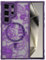 XIZYO Custodia magnetica per Samsung Galaxy S24 Ultra Floral Rose Cute [compatibile con Magsafe] per donne e ragazze, motivo estetico, sottile, in TPU, antiurto, viola