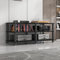 KUKIXKK Audio-Rack, Rack, 2/3/4-stöckiger Audio-Video-Tower, 70cm High Amplifier Rack Rack, Removable DVD/CD Turntables, Speakers, amplifiers, receivers, Game Console Racks