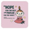 Moomin Untersetzer aus Holz mit Aufschrift Hope Tales From Moominvalley Little My Zitat