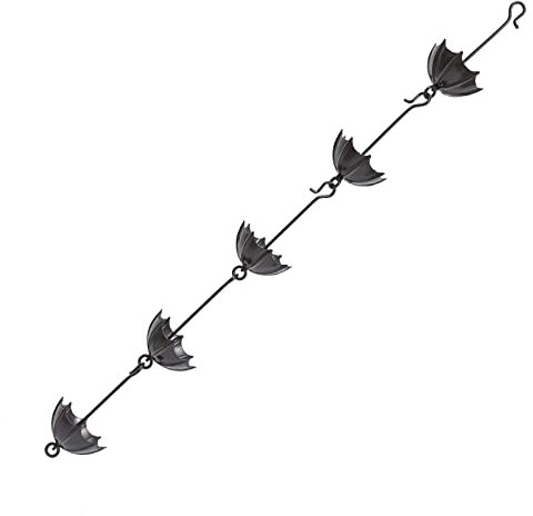 OFFSCH Regenkette Für Dachrinne Aluminiumlegierung Dekorative Kette Installieren Langlebig Regen Kette Mit Ablauf Funktion