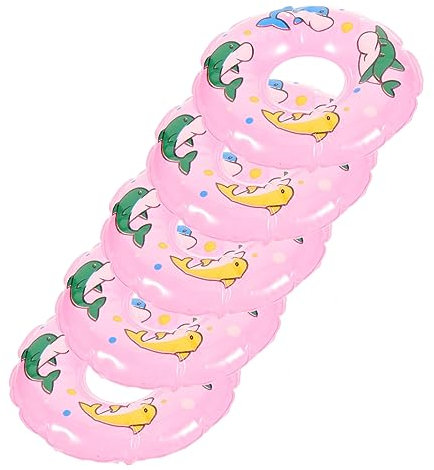 BESTonZON 5St hühner Dekoration für Miniaturhäuser badezimmerdeko spielwaren Toy Flügel Schwimmbecken für Kleiner Schwimmring Schwimmring-Ornamente Plastik