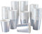 CEILIWEN Lot de 100 gobelets en papier irisé holographique arc-en-ciel – 250 ml – Gobelets de fête argentés métallisés brillants pour boissons chaudes et froides