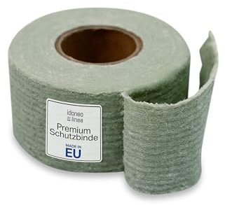 idoneo linea Premium Korrosionsschutzbinde 30 mm Isolierband für Erdungsverbinder, Tiefenerder, Stahlrohr, Erdungsband Rostschutz Band
