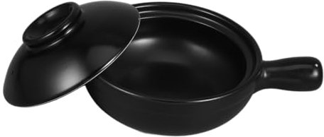 Zerodeko Chinese Clay Cooking Pot Handmade Donabe Casserole with Lid for Healthy Rice and Soup Dishes for Home Banquets and Travel Cooking