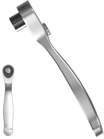 Coffret de mini-tournevis à cliquet - Tournevis à angle droit compact, clé réversible 72 dents | Manche coudé discret, porte-embout magnétique, outil de réparation pour espaces restreints, acier au