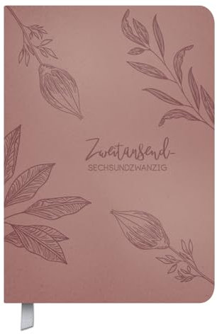 Timer Soft Touch 18 rosewood - Kalender 2026 - Korsch-Verlag - Taschenkalender A5-18 Monate von Oktober 2025 bis März 2027 - eine Woche auf 2 Seiten - 14,8 cm x 21 cm