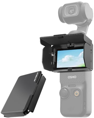 REYGEAK Accessori per DJI Osmo Pocket 3 Ombrello Parasole Protezione Schermo Parasole per DJI Osmo Pocket 3