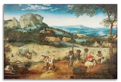 KANGZENG Pieter Bruegel The Elder Painter Works (Heuernte), Kunstposter, Wandkunstdrucke, Foto, Bild, Gemälde, Raumdekoration, Heimdekoration, 60 x 90 cm