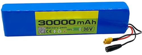 36V 30AH Ebike Batterie Lithium-Ionen-Akku Elektrofahrräder 10S3P Wiederaufladbarer Lithium-Ionen-Akku Für Roller Klappräder Für 100W-500W XT90