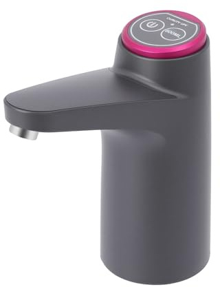 Elektrischer Wasserspender, Akku Wasserhahn & Wasserflaschen Pumpe, 1200mAh Berührungsaktiviert, Tragbar mit Abnehmbarer Basis für 4.2L-15.9L Flaschen, Für Zuhause/Büro/Outdoor
