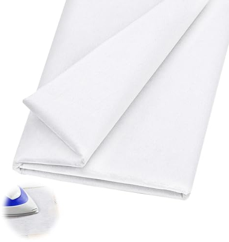 MENUY 300 X 100 cm Bügelvlies, Aufbügelbares Volumenvlies 50g/M², Mittelschweres Vlies Für Nähhandwerk, Volumenvlies Zum Aufbügeln Einseitig, Praktisches Bügelflies Für Patchwork, Quilting Und HEI