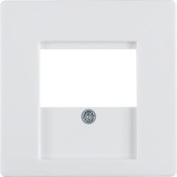 Hager 6810336089 – Couvercle prise USB de recharge, Q.x, blanc polaire