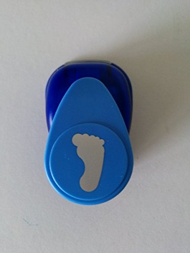 HEYDA Motiv Locher XXL Motivstanzer, Motiv:Fuß, Kunststoff, Blau