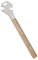 Lezyne Classic Pedal Rod Pedalschlüssel, Nickel/Wood, 360 mm