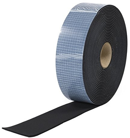 EPDM Zellkautschuk 30mmx2mm einseitig selbstklebend schwarz 10m Rolle