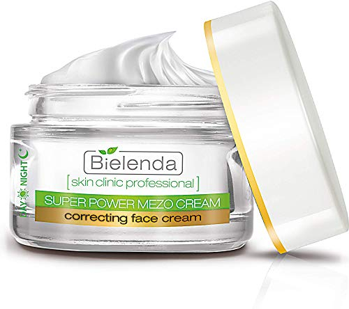 Bielenda Professional Mezo Crème Korrigierende Antifalten Creme, Korrekturcreme, Anti-Aging Gesichtspflege, Mischhaut, Fettige & Akne Haut, Tag und Nacht, 50 mll