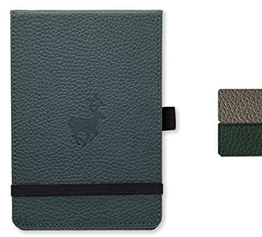 Dingbats* - Taccuino Tascabile Reporter A6 A Quadretti Di Fauna Selvatica - Copertina Rigida in Pelle PU - Portapenne, Segnalibro, Chiusura Elastico