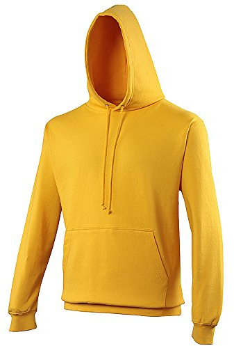 AWDis Men's College Hoodie, Gold, XXX-Large
